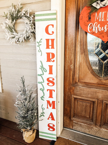 3D Merry Christmas Porch Sign Kit - BLANK