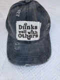 drinks well with others  baseball cap Day drinker