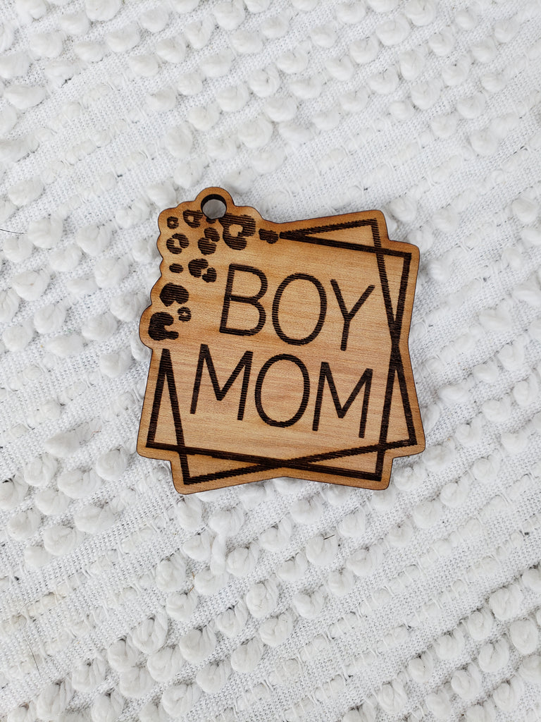 Boy Mom Keychain 