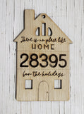 Personalized House Ornament - BLANK