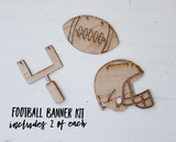 Football Banner Set - BLANK