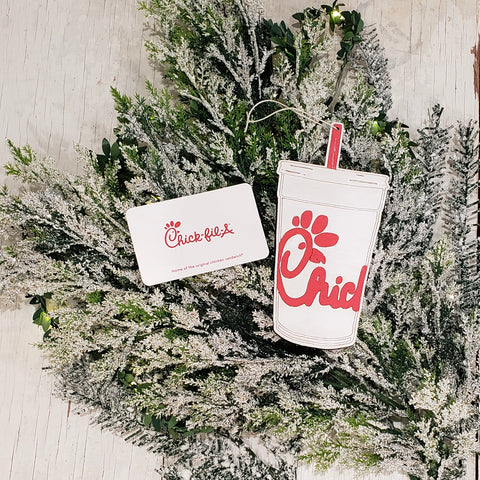 Chick-fil-A Gift Card Holder Ornament